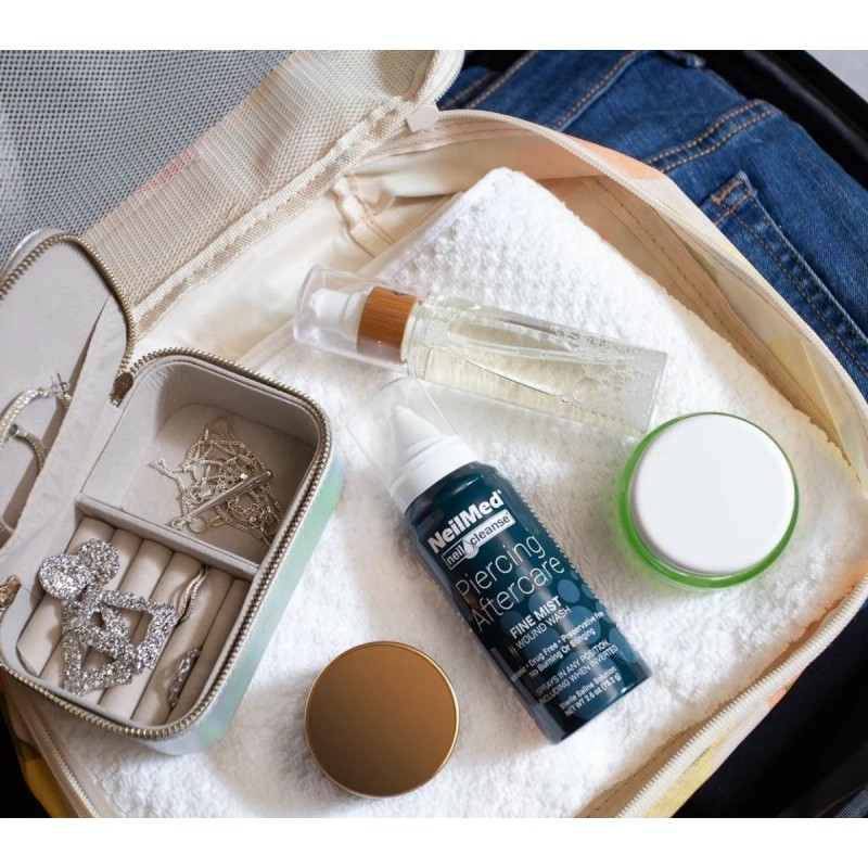 Paquete De 6 Neilmed Piercing Aftercare Grande 177ml C/u