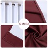 KEQIAOSUOCAI Ombre Bedroom Curtain Panels 84 Inches Long Microfiber Soft