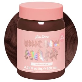 Tinte para cabello Unicorn de cobertura total, color caramelo, color semipermanente que no daña el cabello, acondiciona e hidrata, el kit de tinte tem