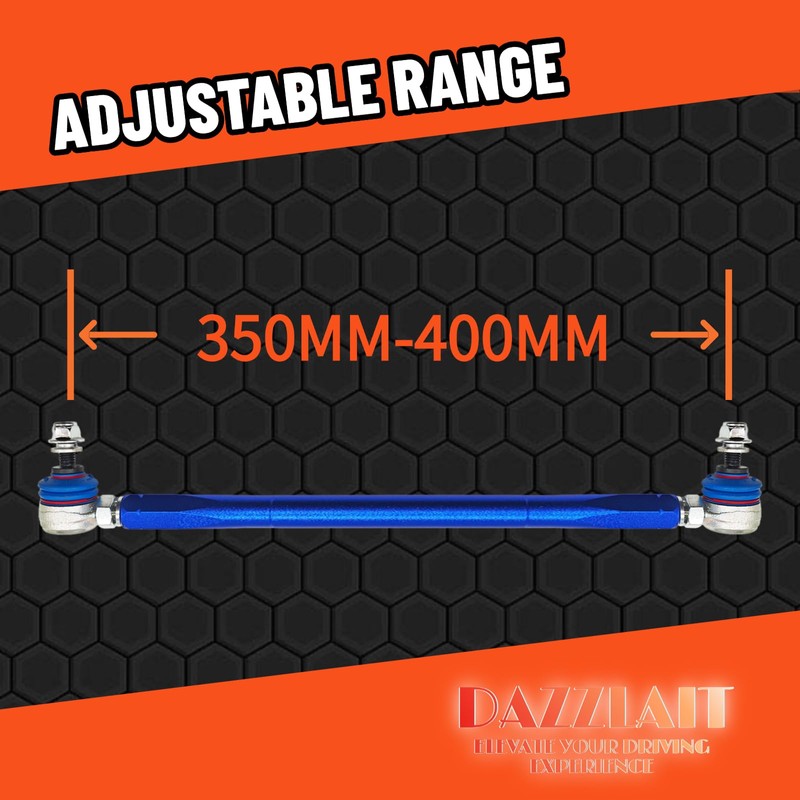 Universal Adjustable Sway Bar End Links 350mm-400mm | M10 Stud