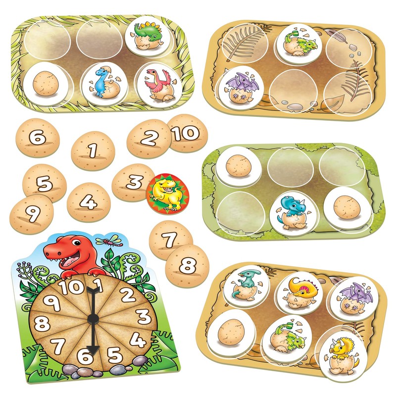Orchard Toys Dinosaur Number Eggs Number and Counting kids Educational