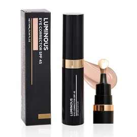 Luminous Eye Corrector SPF 45, Flawless Under Eye Brightener, Colour Correcting Under Eye Concealer for Dark Circles, Blemishes and Spots, Full Coverage Eyes Foundation Cream (Fair)