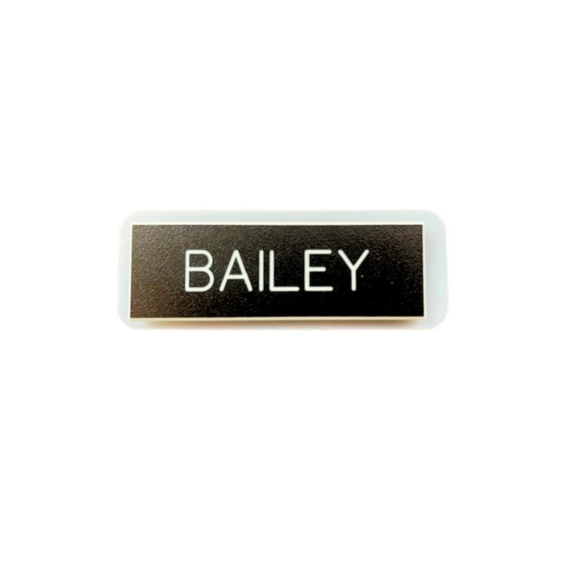 Jaymil Products Army Custom Black Name Tag (Magnetic Posts)