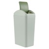 Dehouse 3 Gallon Plastic Trash Can with Swing Lid, Swing