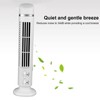 Oscillating Tower Fan, Bladeless Fan, Quiet Office Fan with 90