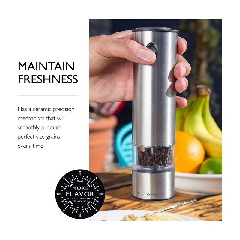 Cole & Mason Battersea Electronic Salt & Pepper Mill Gift