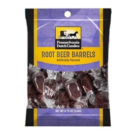 Penn Dutch Hard Candy - Root Beer Barrels | Retro-Flavors | Classic Hard Candies | Pennsylvania Dutch Company | Varying Flavors and Sizes | Great Taste and Great as a Gift |