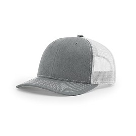 Richardson 112 Trucker Hat Heather Grey/Light Grey, OSFM