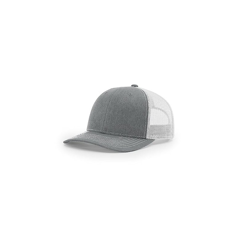 Richardson 112 Trucker Hat Heather Grey/Light Grey, OSFM
