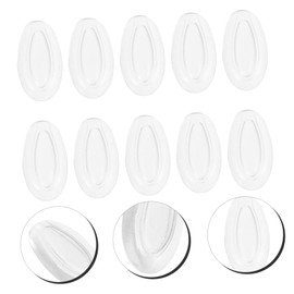 Healeved 2sets Glasses Repair Kit Nose Pads Comfortable Eye Glasses Nose Support Pads Anti-skid for Frames 10pairs*2