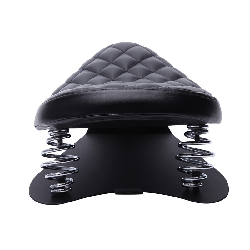 DREAMIZER Motorcycle Seat Cushion Driver Solo Seats with Spring Bracket