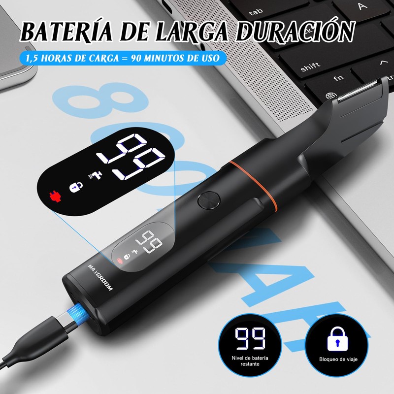 MAXGROOM 4 en 1 Kit de Rasuradoras para Hombre, Afeitadora