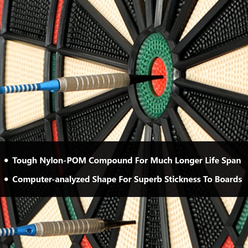 Pack of 50 Dart Tips, 2BA Black Soft Dart Tips,