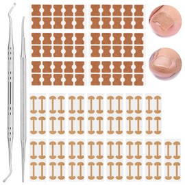 BUTBU Ingrown Toenails Set, with 2 Types Toenail Correction Patch, Nail Clip Toenails Set, Nail Soft Toenails, Professional for Paronychia Ingrown Toenails