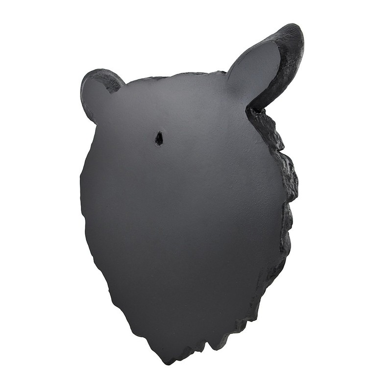 DWK Large 16 Inch Big Black Bear Head Bust Realistic