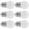 6 PCS 5W Mini LED Light Bulbs Warm White E26