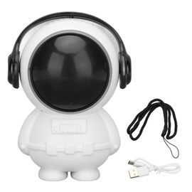 Portable Fan Spaceman Shaped 2 Speeds USB Rechargeable Mini Neck Fan for Adults Kids Indoor Outdoor Use 5V 1A