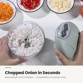 Manual Garlic Chopper & Meat Mincer – Vegetable & Onion Cutter
