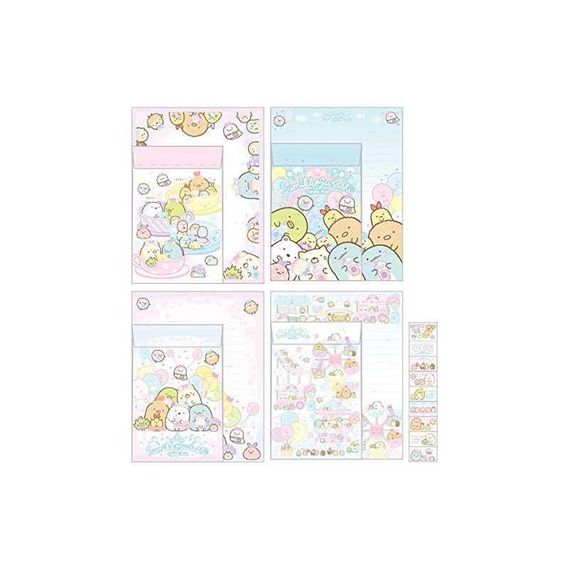 San-X LH70801 Sumikko Gurashi Letter Set