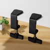 SEWACC 2pcs C-shape Desk Table Mount Clamps, 360 Degree Rotating