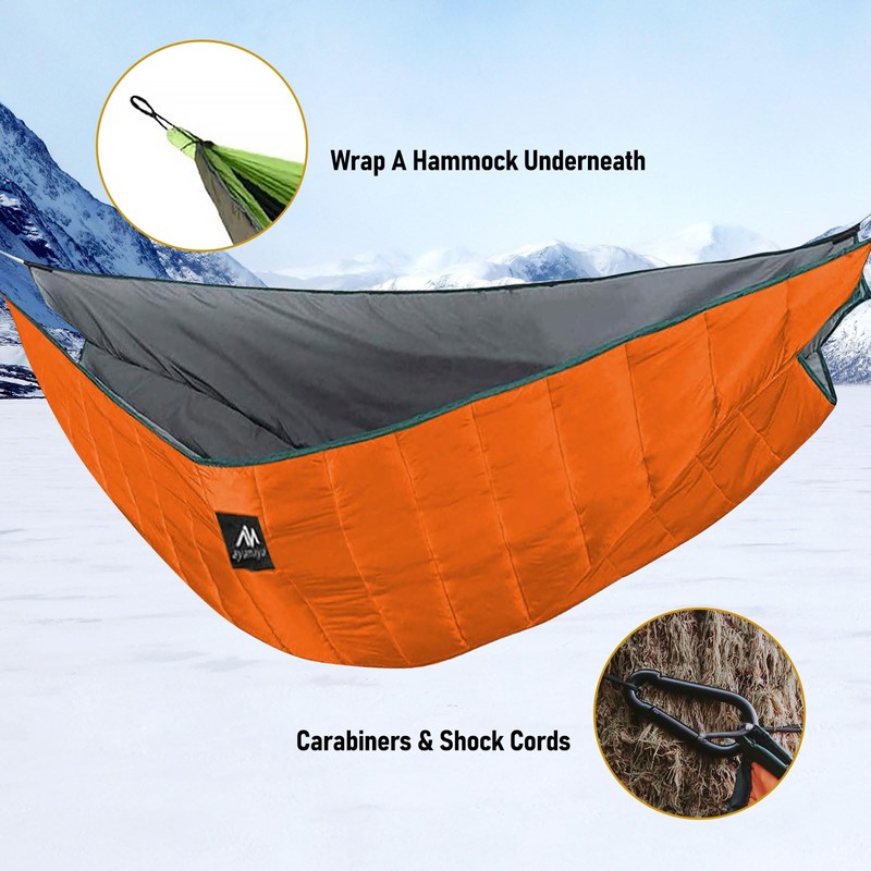 AYAMAYA Single & Double Hammock Underquilt Full Length Big Size