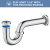 ZM Brass P Trap with Clean Out 1-1/2 Inch Sink