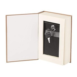 Xcase Book Safe: Steel Book Safe Disguised as Travel Guide, Real Book Pages (Book Safe, Secret Hideaway Keys)