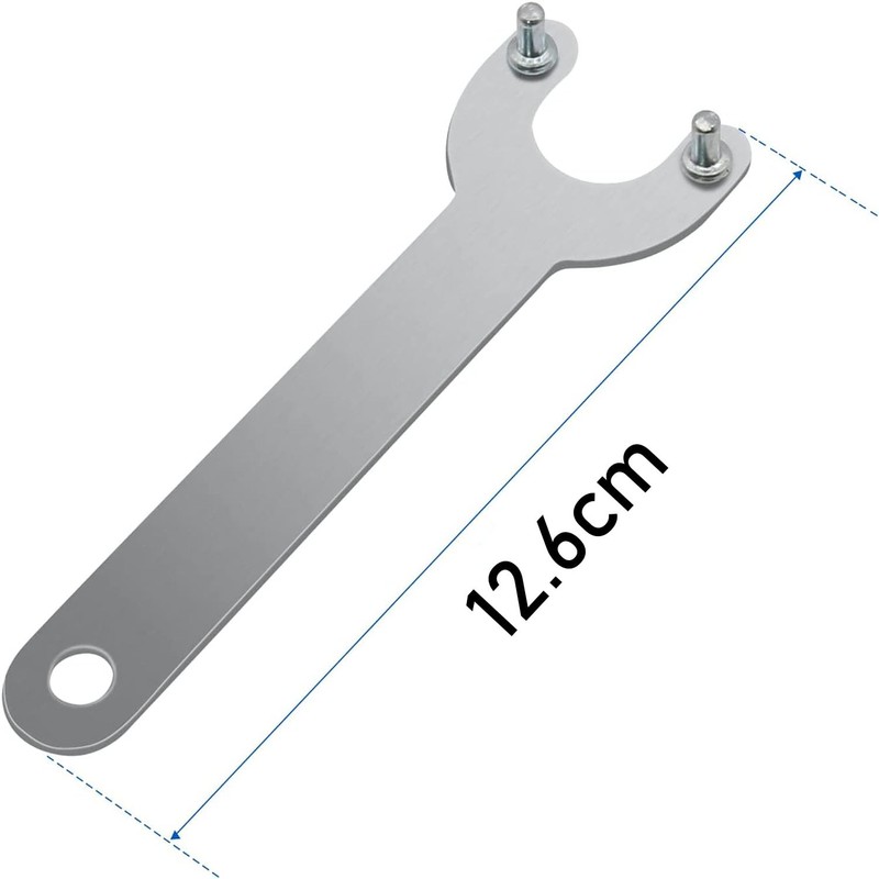 Totowood 7PCS Grinder Flange Angle Wrench Spanner Metal Lock Nut，1PCS