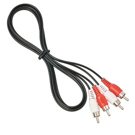 ZZJMCH RCA Stereo Audio Cable, 2-RCA Male to 2-RCA Male (5 FT), Stereo Audio 2RCA Cord Male to Male Connector