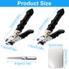 Set of 3 Nail Clippers with Sharp Angle in the