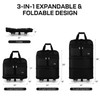 New York XPress 36 inches Collapsible Travel Suitcase with Wheels