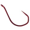 Barbless No Escape Fishing Hooks, Red