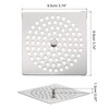 uxcell Shower Drain Hair Catcher, 3.7 inch Stainless Steel Square