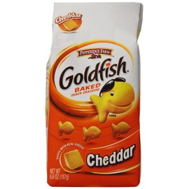 Pepperidge Farm Goldfish, Cheddar, 6.6 Ounce Bag (Pack of 3)