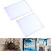 Extra Large Rectangle Tray Resin Mold (2Pack(Rectangle12"+Square10"))