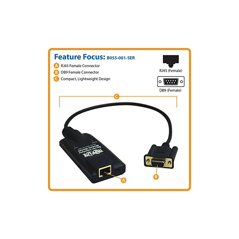 Tripp Lite Serial Server Interface Unit/Module for B064-Series Cat5 KVM