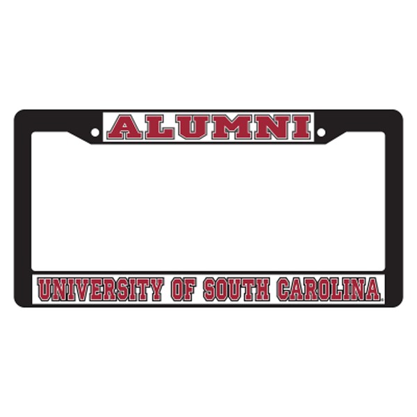 Craftique South Carolina Plate_Frame (Black Plate Frame USC Alumni (31077))