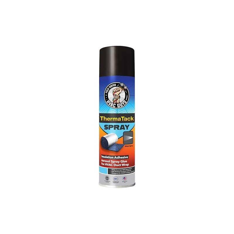 HVAC Guys ThermaTack Duct Insulation Wrap Spray Adhesive | Spray
