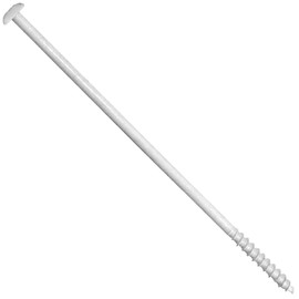 Jake Sales #14 x 7 Ceramic Coated Torx/Star Drive Gutter Screws - White Exterior 5 Pounds Qty ~82 Screws. for Fastening Gutters to Wood - T-30 Drive Head