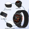 RosMank 26 mm Quickfit Nylon Bracelet Compatible with Garmin Fenix