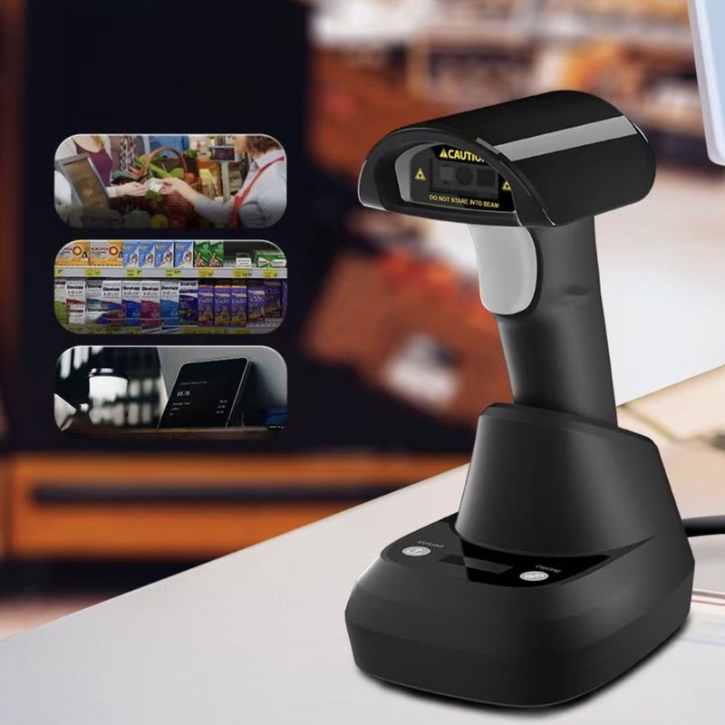 Bluetooth Barcode Scanner Wireles 1D 2D Bar Code Reader QR