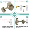 KOLAKO Curtain Holdbacks, Metal Curtain Tie Backs Hooks Antique Brass