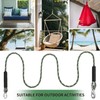 Adjustable Tree Swing Ropes Heavy Duty Hammock 7.25Ft(87"),360°Rotation Tree Swings