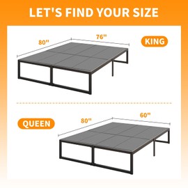 Voyla Upgraded Bunkie Board King Size Ultra Heavy Duty Anti-Sag Bed Support Board Under Mattress 12mm Wave-Structured Bunky Board Bunkieboards