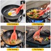 Silicone Spatulas, High Heat Resistant BPA Free Cooking Tongs, Silicone