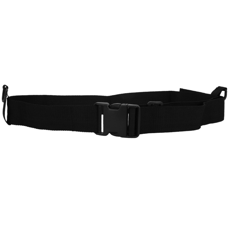Black Professional Lightweight Adjustable Fishing Rod Holder Waist Belt Strap