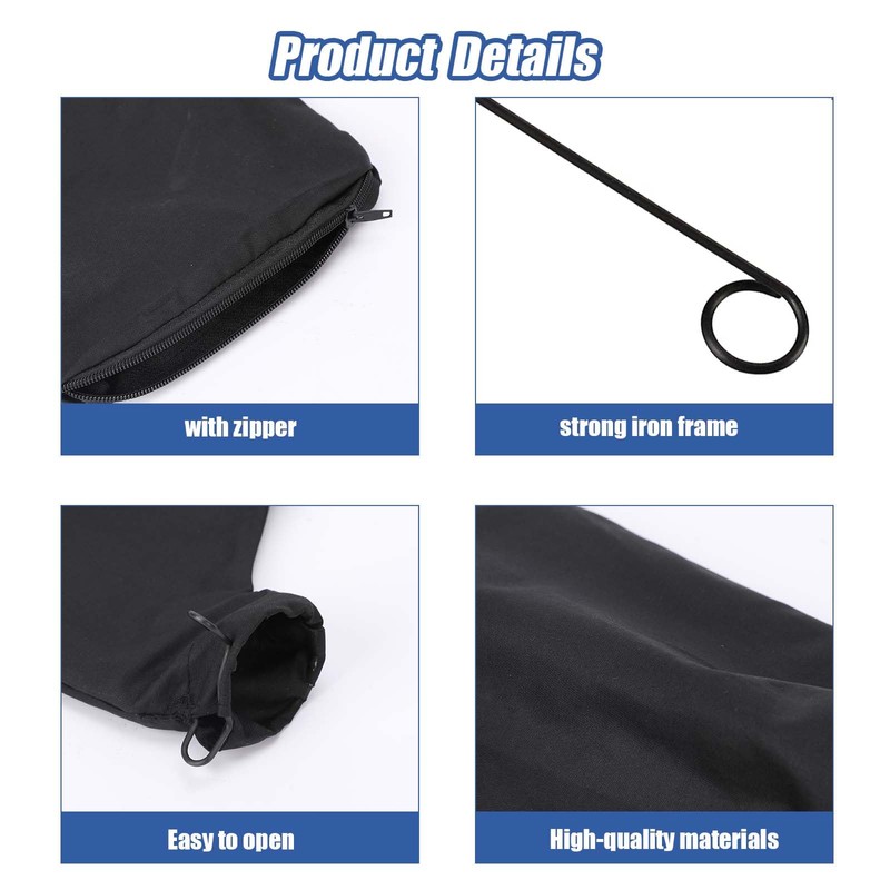 2 Pcs Table Saw Miter Saw Dust Bag Black Dust