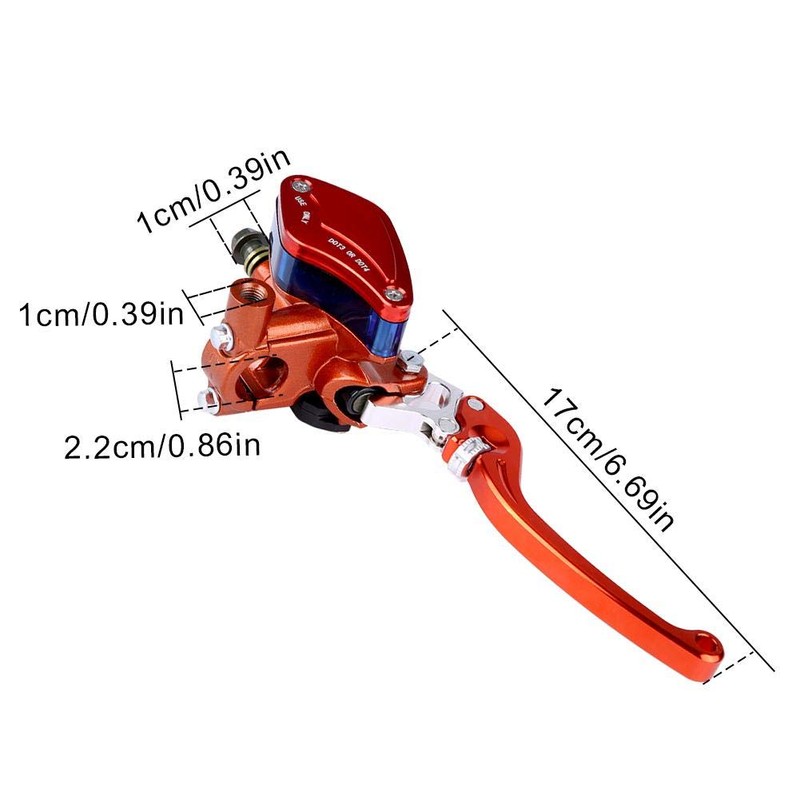Hydraulic Brake Pump Pair Duokon 22 mm Pair CNC Motorcycle