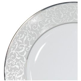 Mikasa Parchment Round Serving Platter, 12-Inch,white, - L3438-313