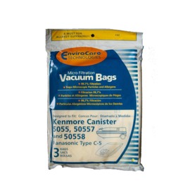 Aftermarket Part Made To Fit Kenmore Part 5055, 50557, 50558, 3 Bags